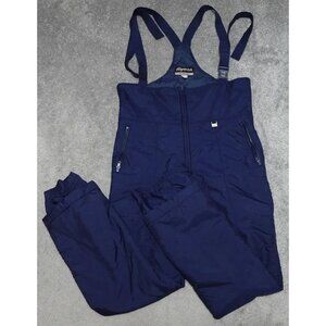 Vintage Alperna Ski Snow Jumpsuit Men's 2XL Blue One Piece Bib Lined Outdoor